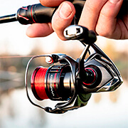 Катушка SHIMANO VANFORD на спиннинге
