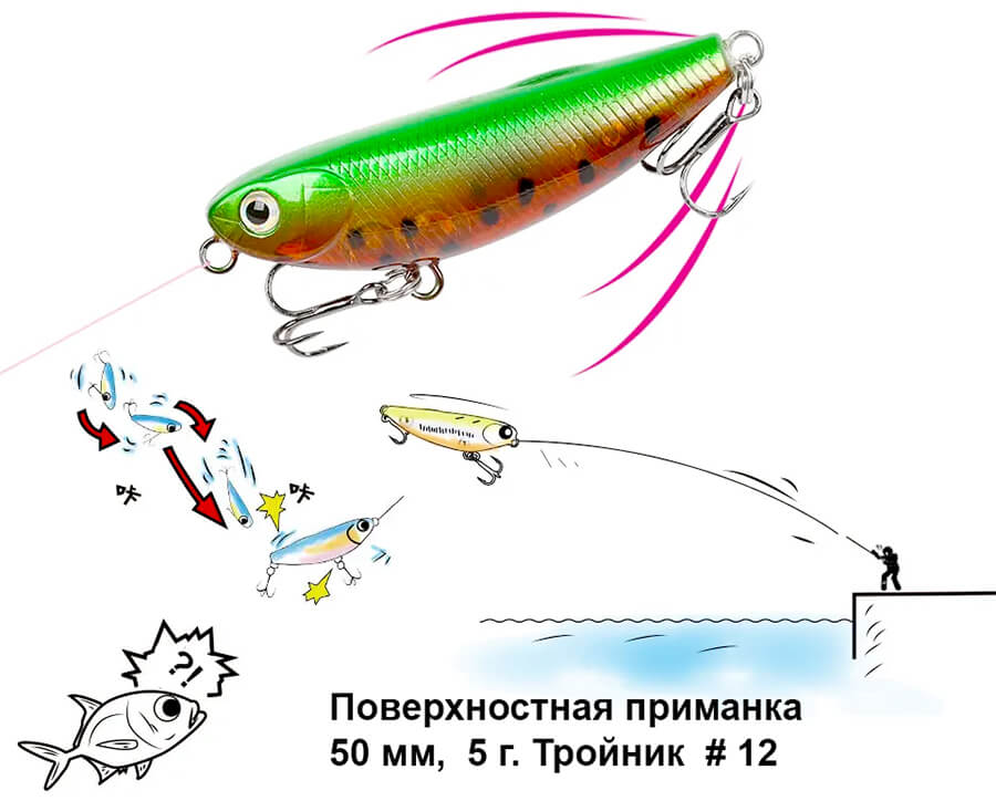 Копия ZipBaits ZBL Crazy Bee Fakie Dog cb 50 проводка