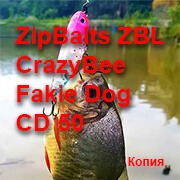 Рыба на копию ZipBaits ZBL Crazy Bee Fakie Dog cb 50
